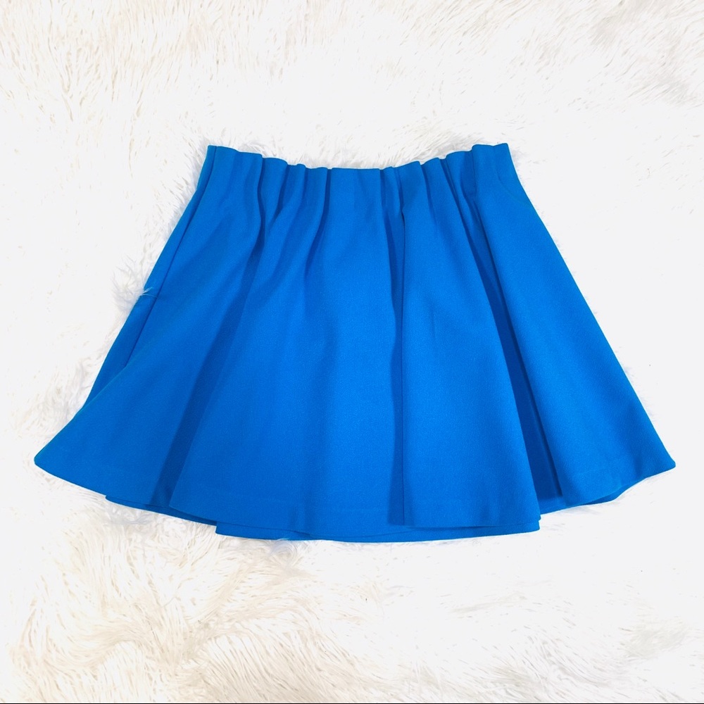 H&M Elastic Waist Pleated Skater Skirt